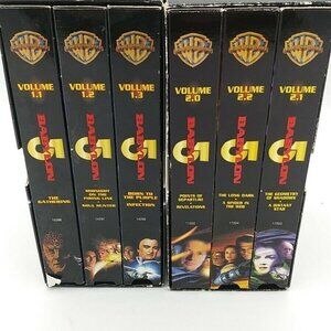 Lot of 2 Babylon 5 VHS Boxed Sets Vol. 1.1 to 2.2 TV Series Sci Fi Outerspace